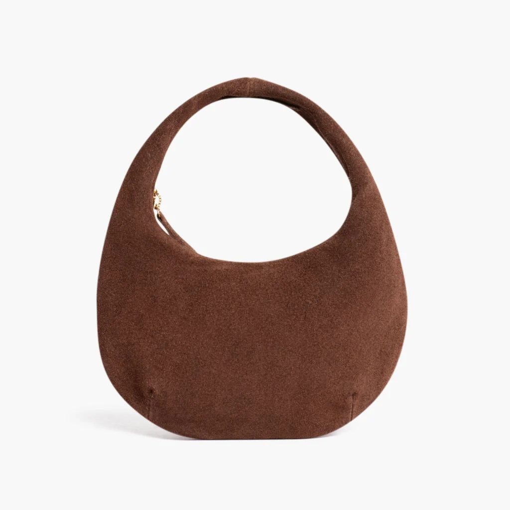Mini Crescent | Chocolate Suede
